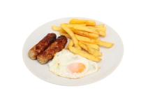 sausage-egg-chips-fried-plate-isolated-against-white-58861697