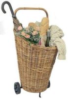 basket on wheels